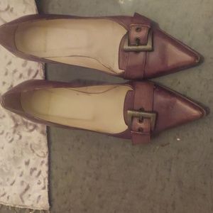 Italian Brown leather heels